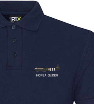 Navy Blue Polo Horsa Glider