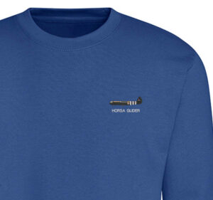 Royal Blue Sweatshirt Horsa Glider