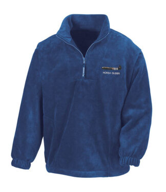 Royal Blue Zip Neck Fleece Horsa Glider