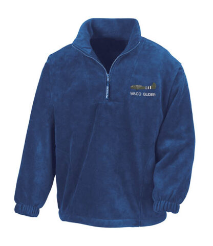 Royal Blue Zip Neck Fleece Waco Glider