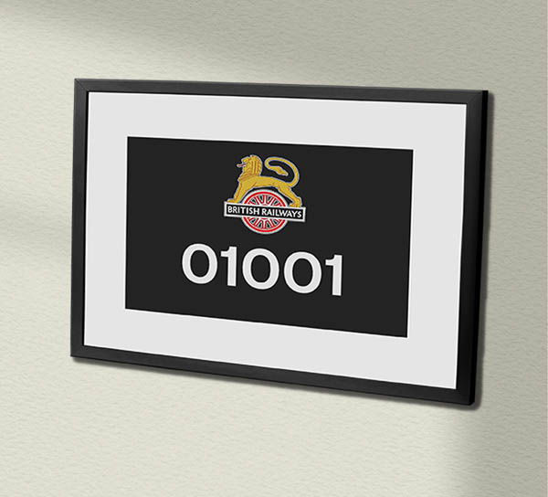 01001 BR Black Framed Data Panel 01001 BR Black Framed Data Panel