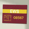 08567 EWS Clear Data Panel Sign 08567 EWS Clear Data Panel Sign