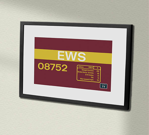 08752 EWS Clear TY Framed Data Panel 08752 EWS Clear TY Framed Data Panel