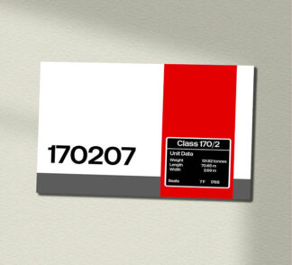 Diesel Multiple Unit Data Panel Signs