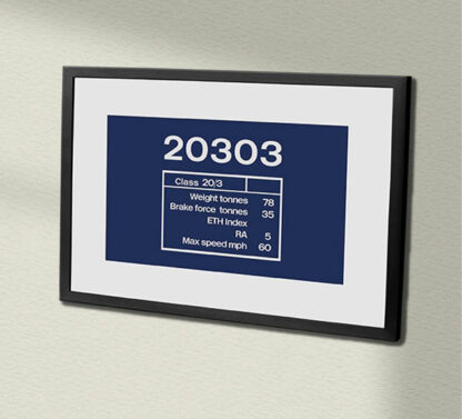 20303 DRS Clear Framed Data Panel