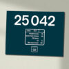 25042 Number DP + CD BR Blue Data Panel Sign 25042 Number DP + CD BR Blue Data Panel Sign