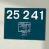 25241 BR Blue Data Panel Sign 25241 BR Blue Data Panel Sign