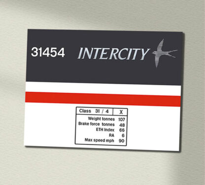 31454 Intercity Swift clean Data Panel Sign