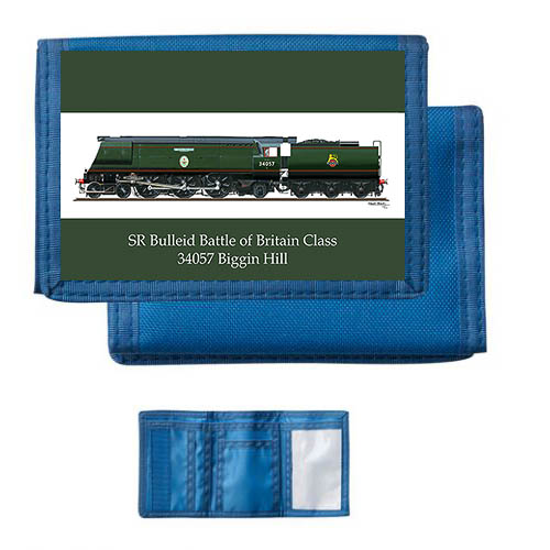 34057 Biggin Hill Blue Nylon Wallet 34057 Biggin Hill Blue Nylon Wallet