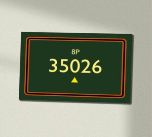 35026 BR Green 290 X 200 Wall Sign 35026 BR Green 290 X 200 Wall Sign