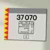 37070 RF Distribution Data Panel Sign