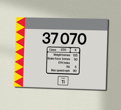 37070 RF Distribution Data Panel Sign