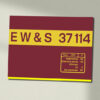 37114 EWS Original Clear Data Panel Sign