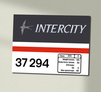 37294 Intercity Swallow Data Panel Sign