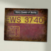 37401 EWS Clear with name flamecut Data Panel Sign