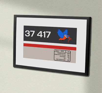 37417 Intercity Original Clear Framed Data Panel