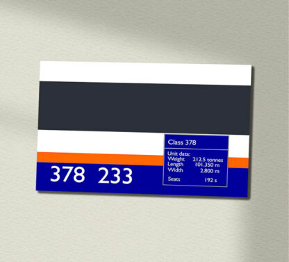 378233 TFL London Overground 200 x 290 Wall Sign