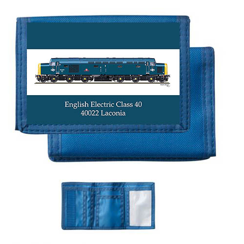40022 Blue Nylon Wallet 40022 Blue Nylon Wallet