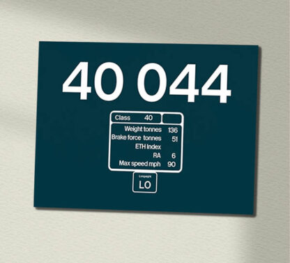 40044 LO clean Data Panel Sign