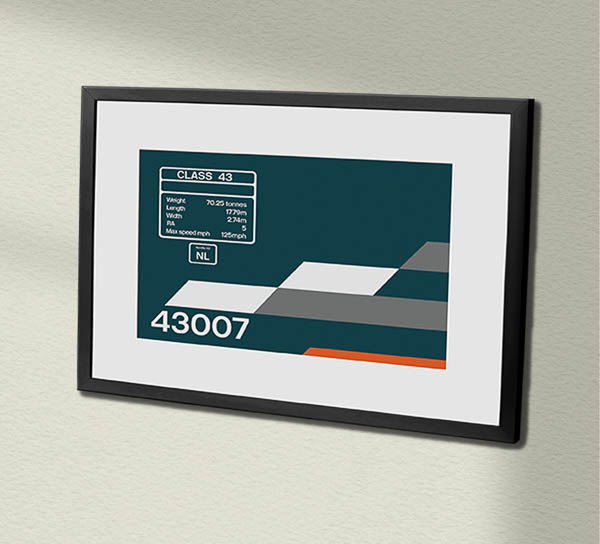 43007 MML Blue Clear Framed Data Panel 43007 MML Blue Clear Framed Data Panel