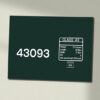 43093 GWR Green Data Panel Sign 43093 GWR Green Data Panel Sign