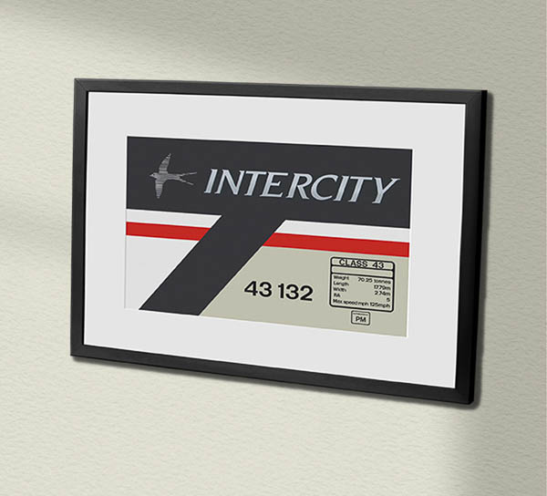 43132 Intercity Swift Clear Framed Data Panel 43132 Intercity Swift Clear Framed Data Panel
