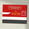 43238 LNER Clear with name Data Panel Sign 43238 LNER Clear with name Data Panel Sign