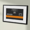43423 Grand Central Clear Framed Data Panel 43423 Grand Central Clear Framed Data Panel