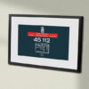 45112 BR Blue with name Framed Data Panel 45112 BR Blue with name Framed Data Panel