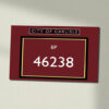 46225 BR(M) Red Sign with name 290 x 200 Wall Sign 46225 BR(M) Red Sign with name 290 x 200 Wall Sign