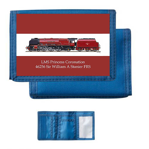 46256 SB Blue Nylon Wallet 46256 SB Blue Nylon Wallet