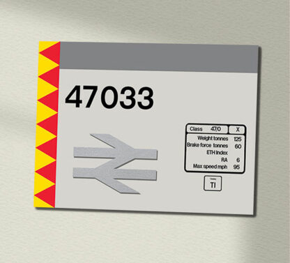 47033 RF Distribution Data Panel Sign