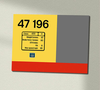 47196 RS Railfreight v3 Data Panel Sign