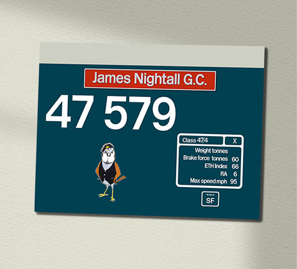 47579 Silver Roof Special Data Panel Sign