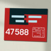 47588 RES Clear Data Panel Sign 47588 RES Clear Data Panel Sign