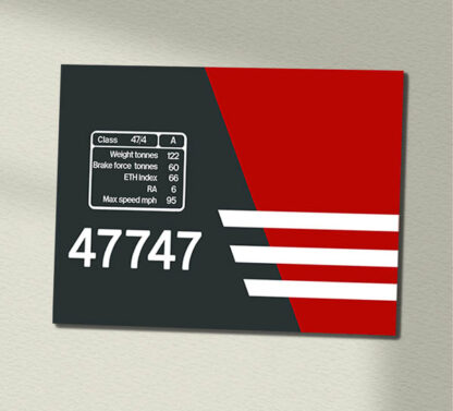 47747 virgin Data Panel Sign