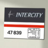 47853 Intercity Swift Clear Data Panel Sign 47853 Intercity Swift Clear Data Panel Sign