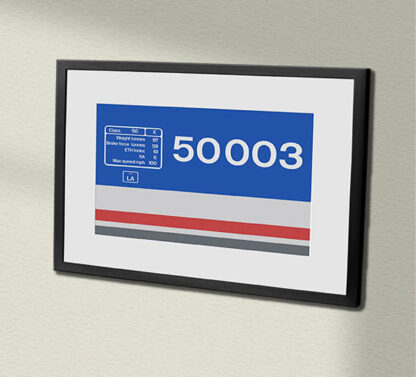 50003 NSE Original Clear Framed Data Panel