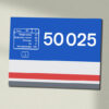 50025 NSE Original Clear Data Panel Sign 50025 NSE Original Clear Data Panel Sign