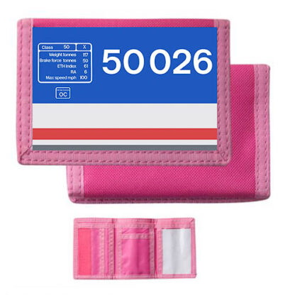 50026 NSE Revised Body Panel Pink Nylon Wallet