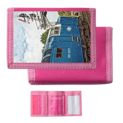 55007 semaphore Pink Nylon Wallet