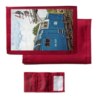 55007 semaphore Red Nylon Wallet