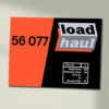 56077 Loadhaul Clear - temp check data panel placement and colour Data Panel Sign 56077 Loadhaul Clear - temp check data panel placement and colour Data Panel Sign