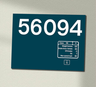 56094 Large Logo Clear Data Panel Sign