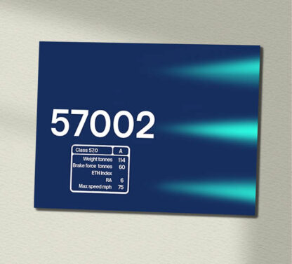 57002 DRS New Clear Data Panel Sign