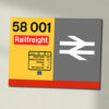 58001 Red Stripe RF Data Panel Sign 58001 Red Stripe RF Data Panel Sign