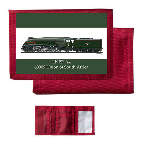 60009 Union of South Africa Red Nylon Wallet 60009 Union of South Africa Red Nylon Wallet