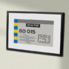 60015 Railfreight construction Clear Framed Data Panel 60015 Railfreight construction Clear Framed Data Panel