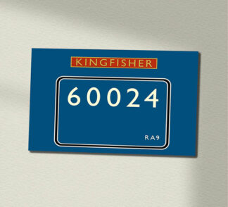 60024 BR Light Blue with Name 290 X 200 Wall Sign