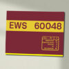 60048 EWS Original Clear Data Panel Sign 60048 EWS Original Clear Data Panel Sign